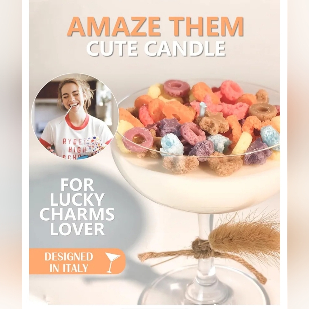 Martini Glass Scented Candle Set - Picture 4 of 4
